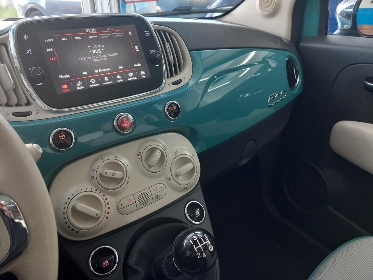 Fiat 500 anno 2017 1.2 benzina 120 mila km