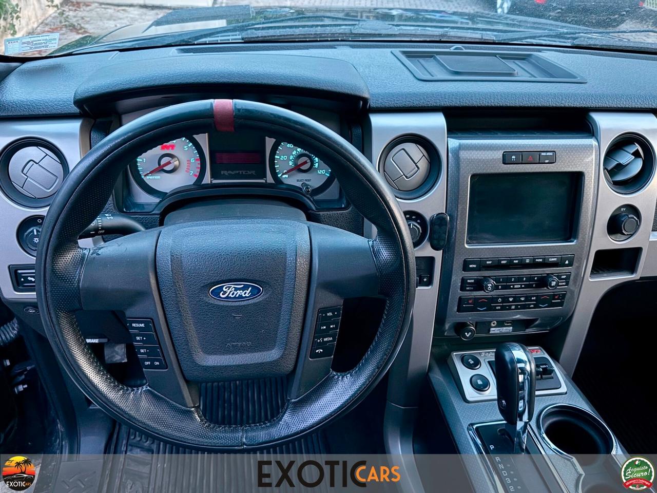 Ford F-150 Raptor SVT 6.2 V8 4x4 con impianto GPL - MAI INCIDENTATO