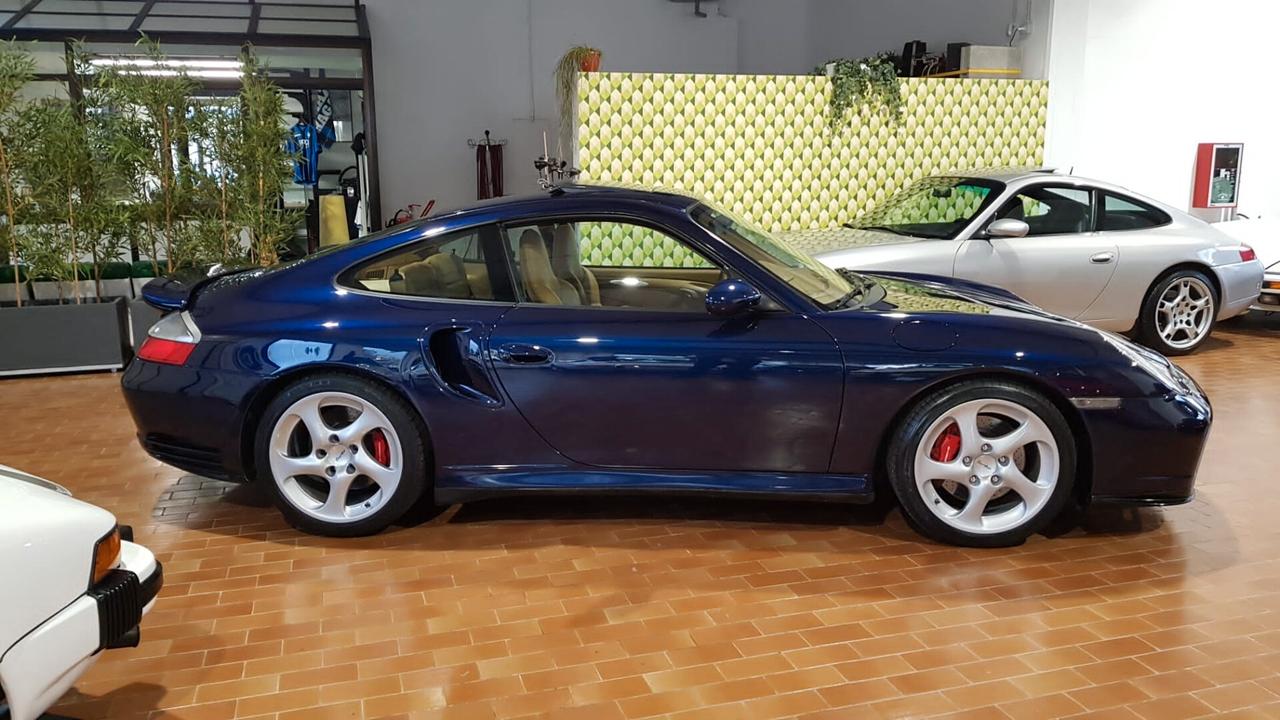 Porsche 911 996 Turbo Coupé book service Asi Blu Lapis