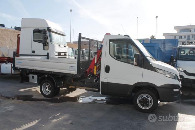 Iveco daily 35-140 cassone ribaltabile e grù nuovi