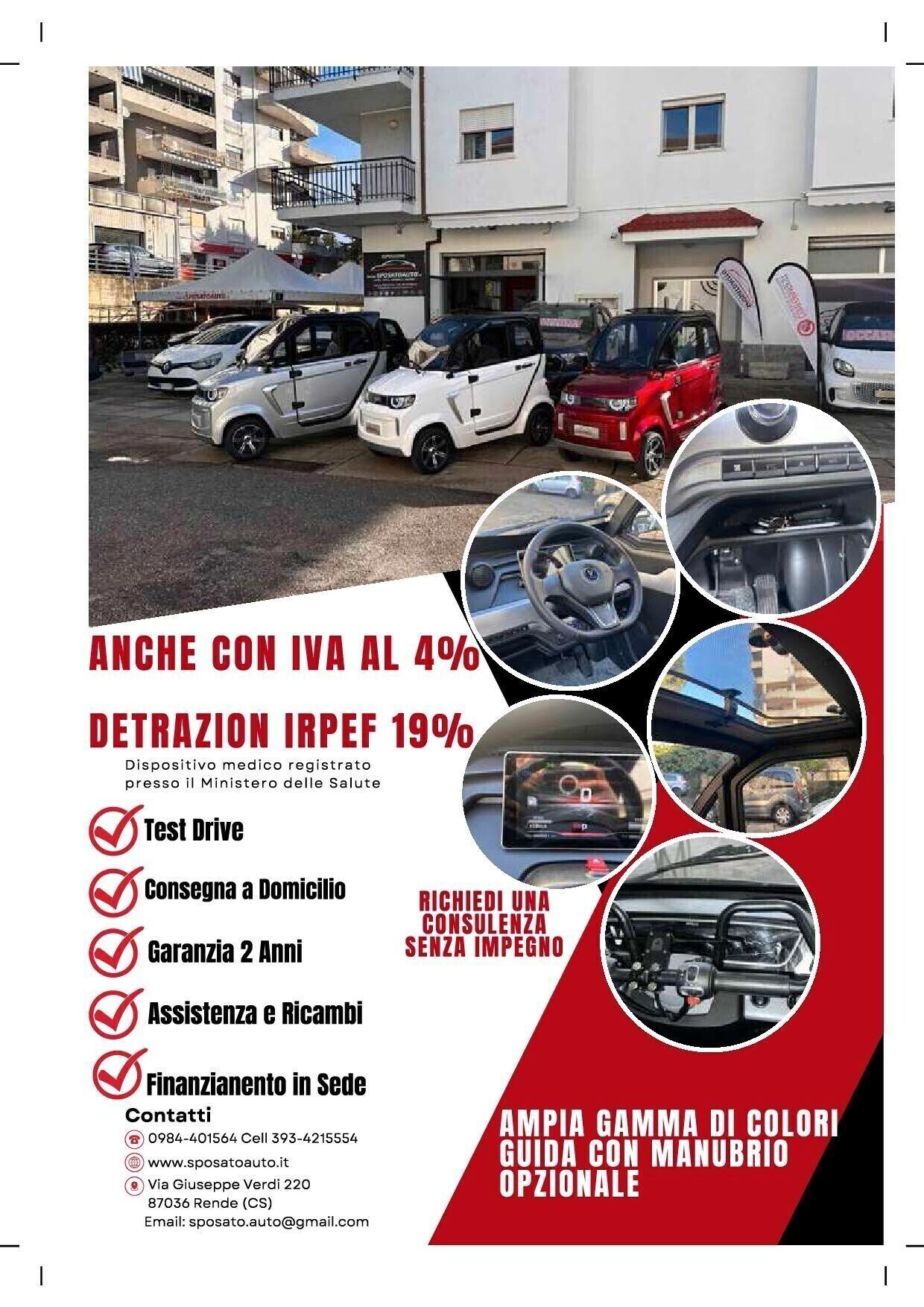 MICRO CAR ELETTRICA MINI - SI GUIDA SENZA PATENTE -