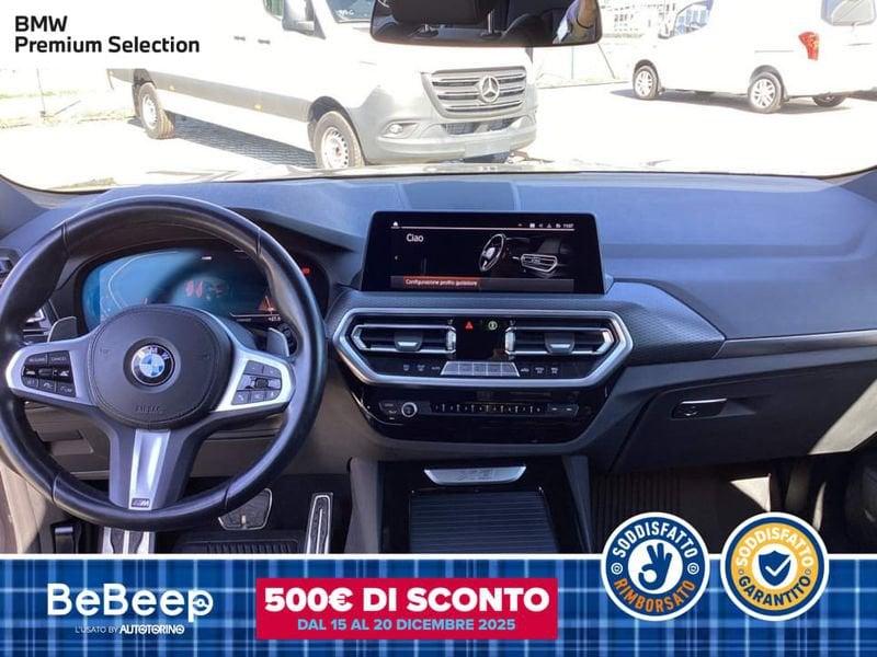 BMW X3 XDRIVE20D MHEV 48V MSPORT AUTO
