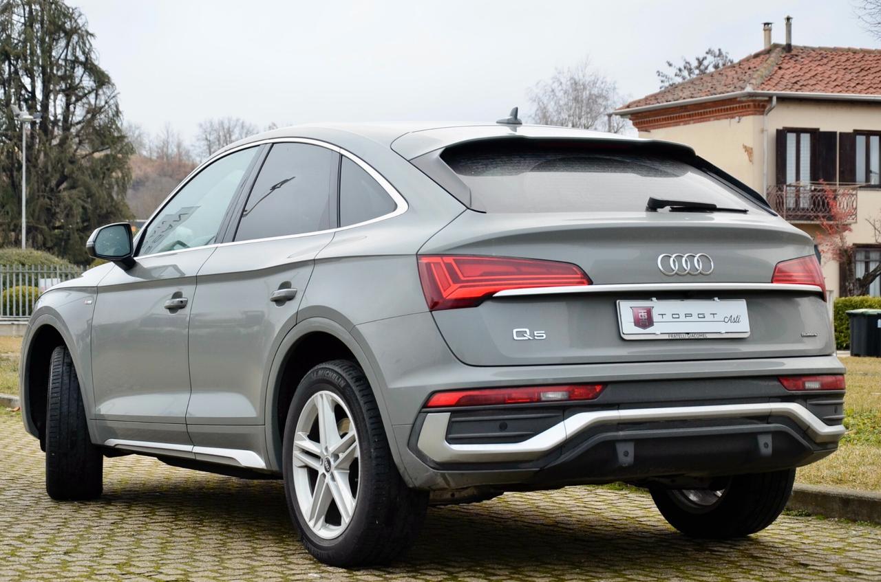 AUDI Q5 SPB 40 2.0 TDI MHEV S-LINE EDITION QUATTRO 204cv S-TRONIC, UFF ITALIANA, EURO 6D, FULL LED, RETROCAMERA, APPLE ANDROID, 19", PERMUTE