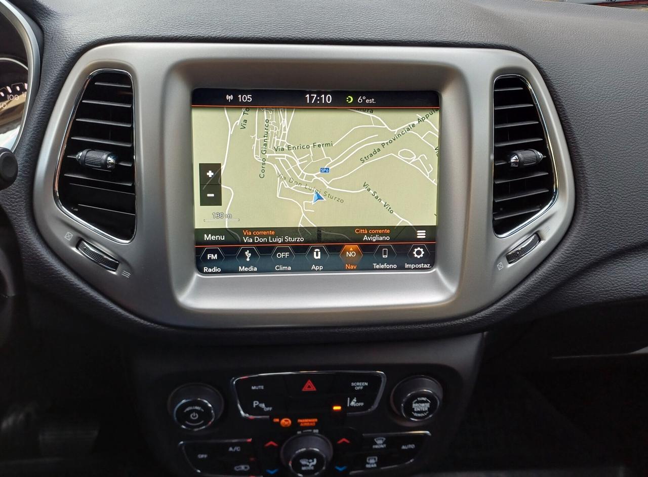 JEEP COMPASS 4X4 2.0 MULTIJET 140cv AT9 LONGITUDE