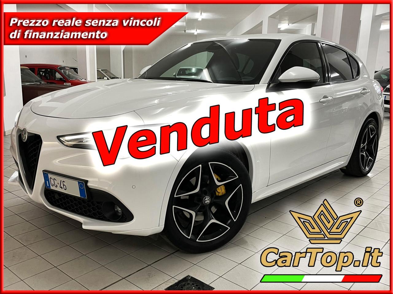 Alfa Romeo Stelvio 2.2 TD 210 CV VELOCE Q4 AT8 20" RUOTINO CARPLAY PERFETTA