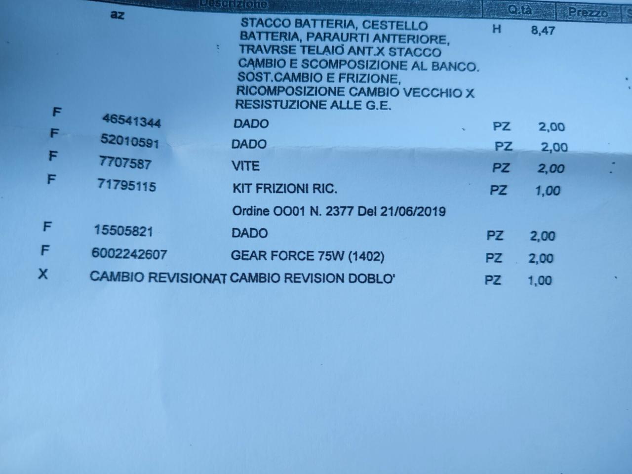 FIAT DOBLO DEL 2014 1.3MULTIJET COME NUOVO