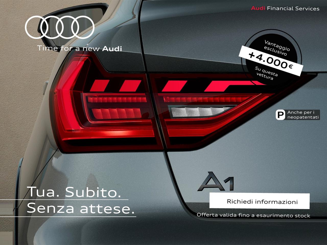 Audi A1 allstreet 30 1.0 tfsi identity contrast 116cv s tronic