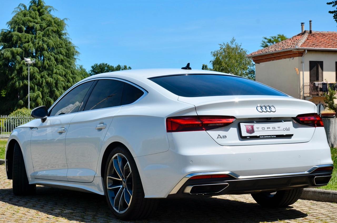 AUDI A5 SPORTBACK 35 2.0 TDI MHEV S-LINE 163 cv S-TRONIC, GARANZIA UFF AUDI, UFF ITALIANA, TUTTI SERVICE AUDI, IVA ESPOSTA, EURO 6D, MATRIX, RETROCAMERA, PERMUTE