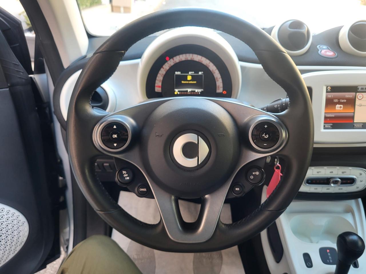Smart ForTwo 90 Cv Turbo Twinamic Passion Navy Led Tetto Panor....