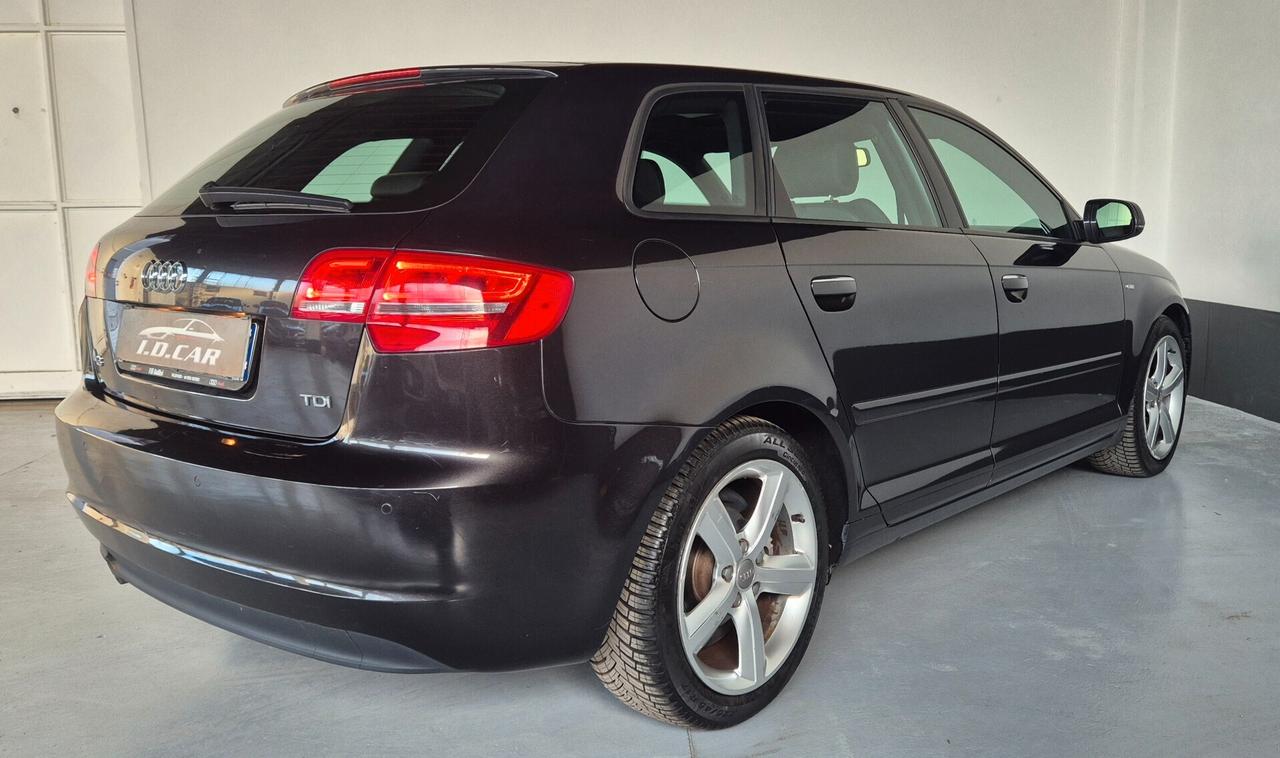 Audi A3 SPB 1.6 TDI 105 CV CR S tronic Ambition S line