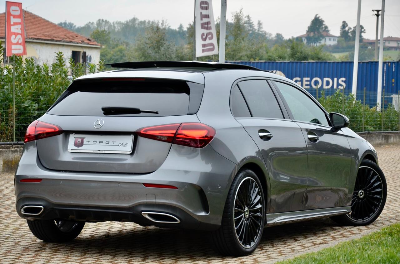 MERCEDES-BENZ A180 AMG LINE PREMIUM PLUS 136cv AUTO, UNICOPROPRIETARIO, TETTO, NIGHT PACK, FARI LED, LUCI 64 COLORI, PERMUTE