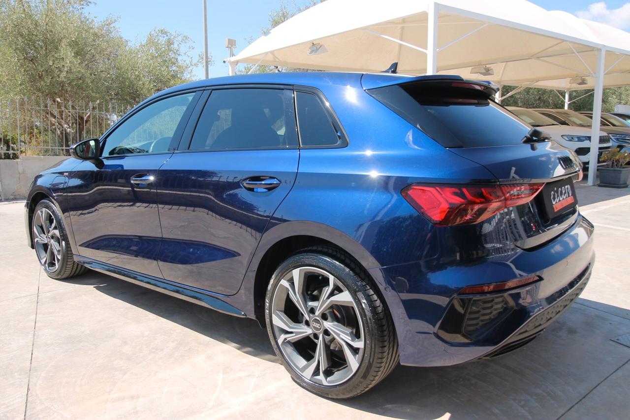 Audi A3 Spb 40 tfsi e Identity Black s-tronic|22000 km|2024
