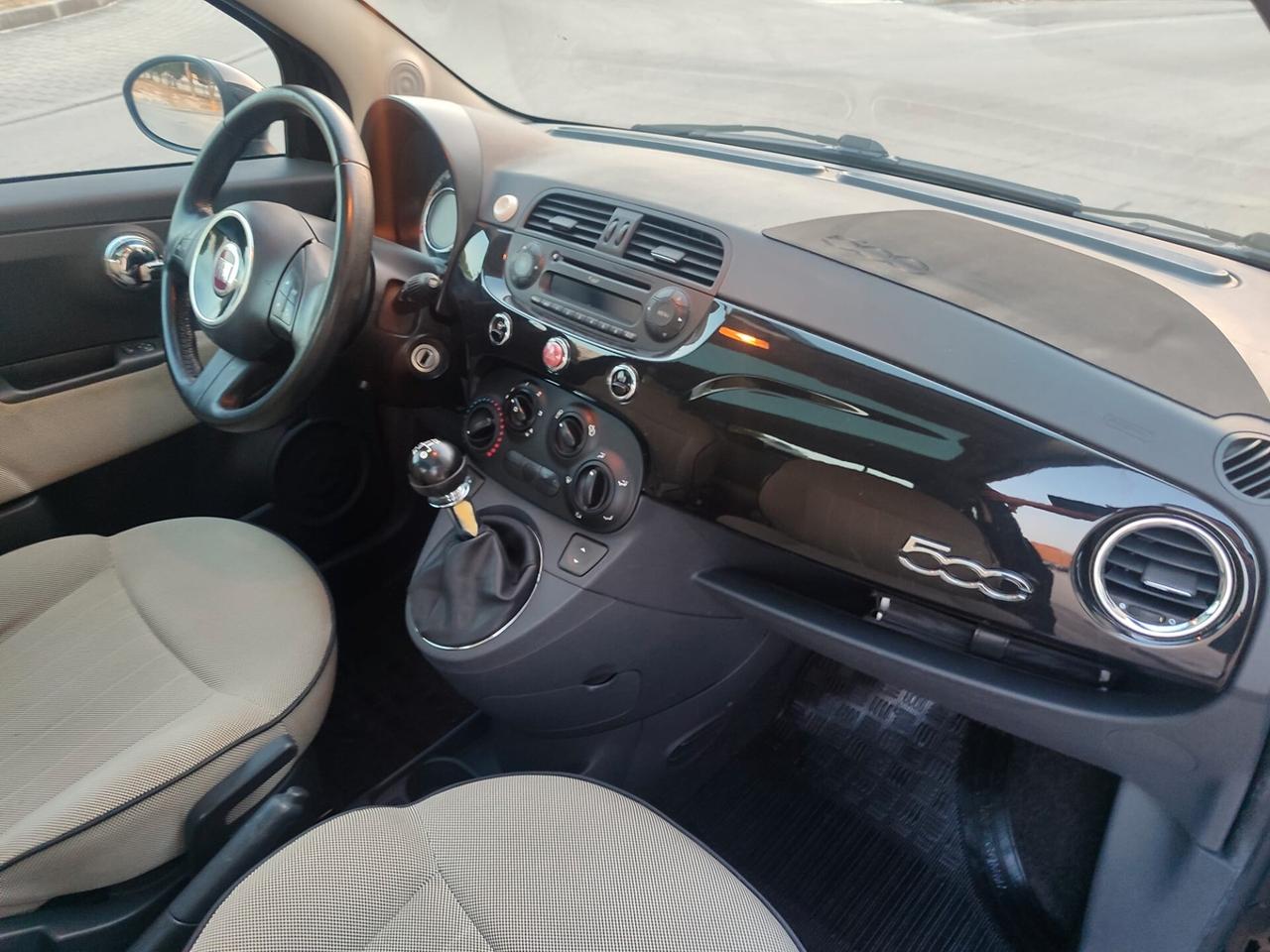 Fiat 500 1.2 Benz. Lounge TETTO PANORAMICO.