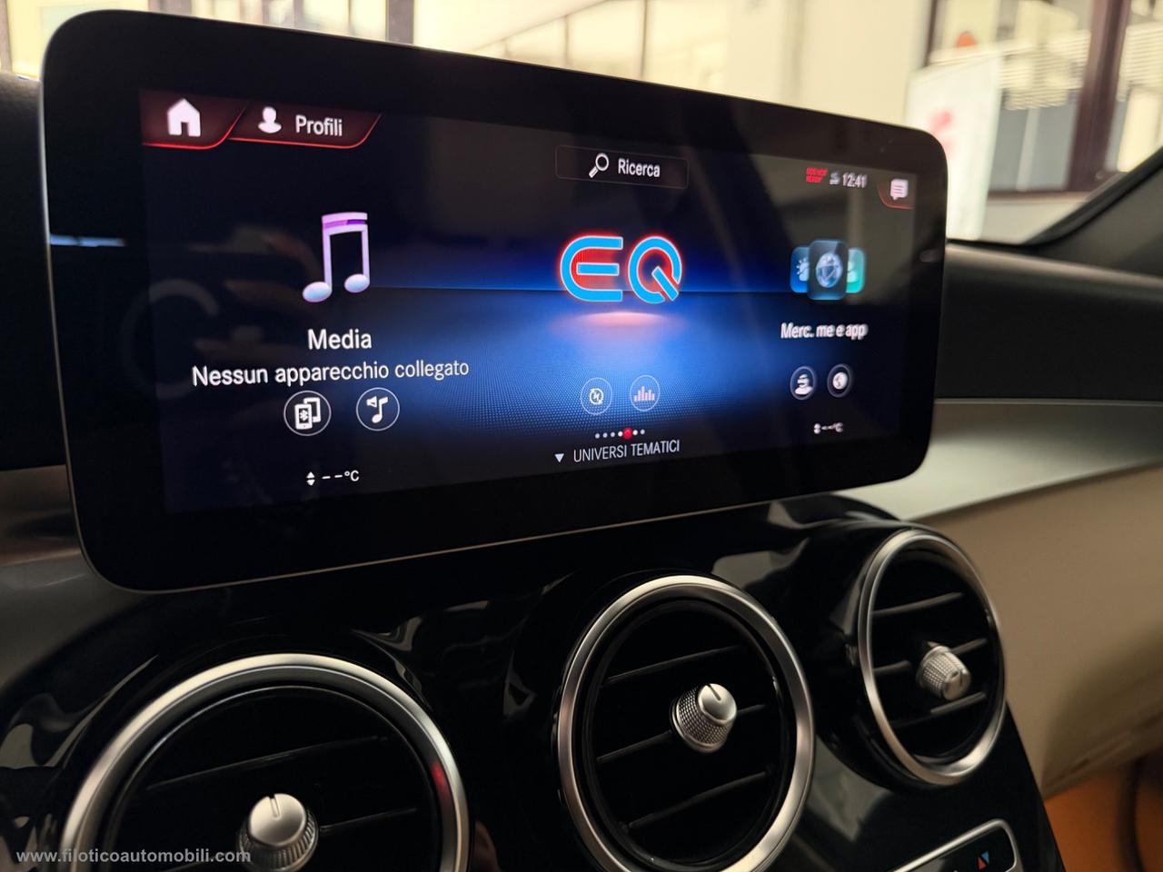 MERCEDES-BENZ GLC 300 de 4M Plug-in hyb. Coupé Sport PELLE - FARI LED FULL!!