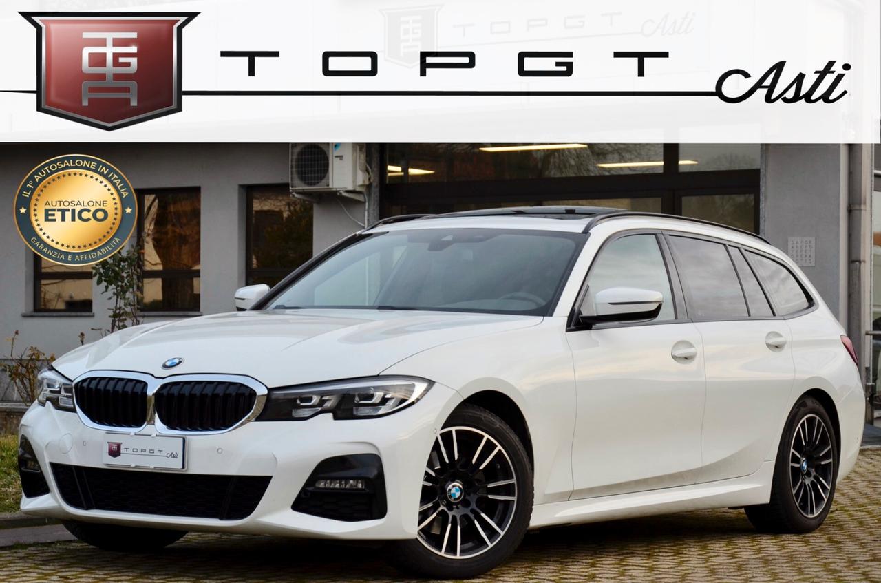 BMW 320i TOURING MSPORT 184cv AUTO, UFF ITALIANA, EURO 6D, TETTO, FULL LED, RETROCAMERA, PERMUTE