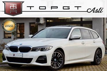 BMW 320i TOURING MSPORT 184cv AUTO, UFF ITALIANA, EURO 6D, TETTO, FULL LED, RETROCAMERA, PERMUTE