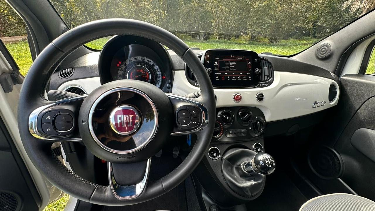 Fiat 500 0.9 TwinAir Turbo 85 CV Lounge NEOP 2019 PERFETTA leggi testo