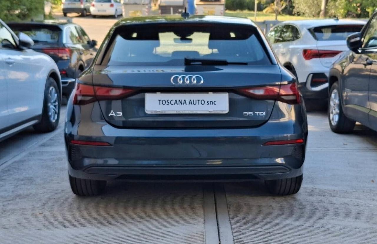 Audi A3 SPB 35 TDI S tronic cerchi 17 Navigazione