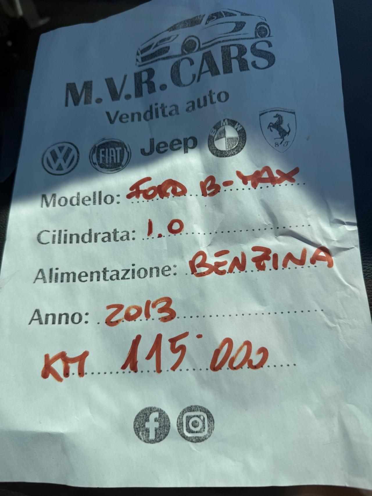 Ford B-Max 1.0 EcoBoost 100 CV Titanium