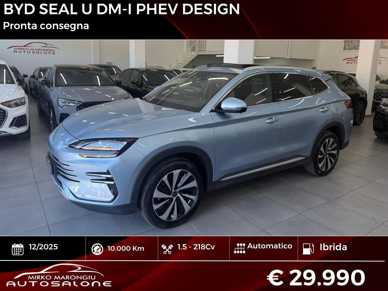 Byd Seal U DM-i 1.5 218 CV PHEV Boost FINANZIABILE