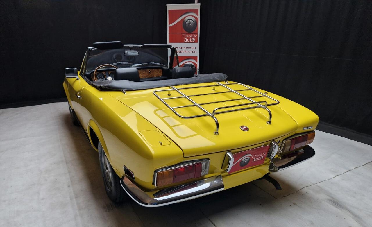 Fiat 124 Spider 1.8cc certif. ASI con C.R.S