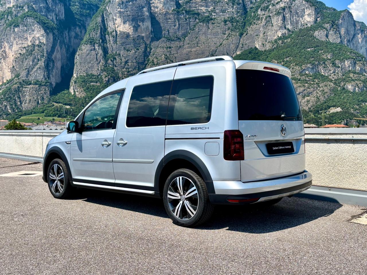 Volkswagen Caddy 2.0 TDI 102 CV Beach+Alltrack+Webasto+Veranda+Gancio