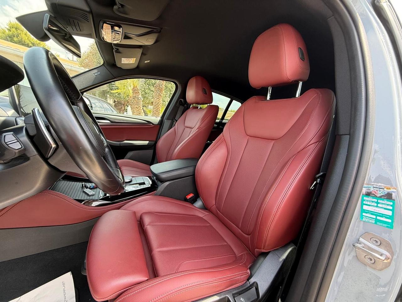 Bmw X4 xDrive20d 48V Msport Pelle Vernasca Tacora Red