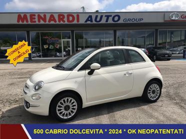 FIAT 500C 1.0 Hybrid Dolcevita CABRIO 2024 * ACCESSORIATA