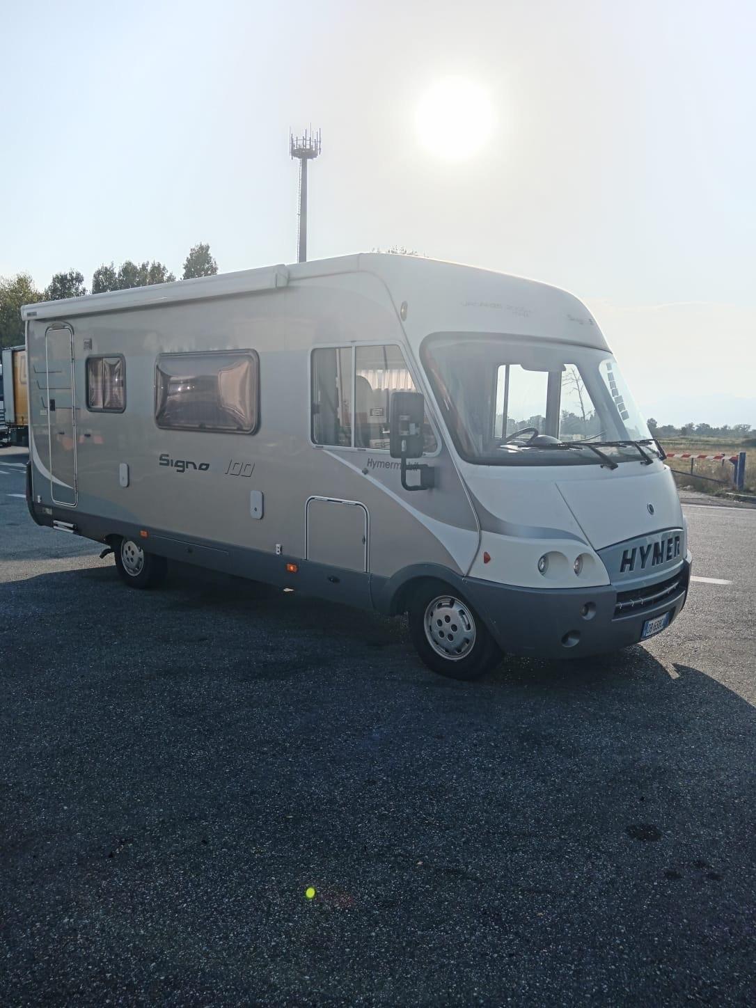 HYMER SIGNO 100 DEL 06 UNI PRO WEBASTO aria ACCESSORIATO IN SALDO
