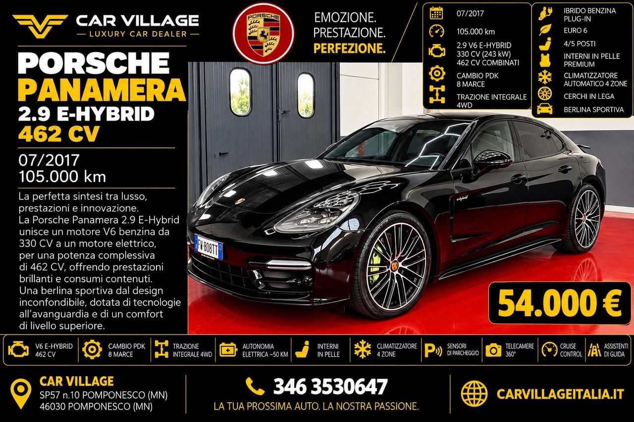 Porsche Panamera 2.9 4 E-Hybrid Executive
