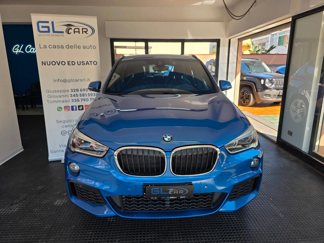 Bmw X1 sDrive 18d M-Sport Blu Estoril 2019 head up display