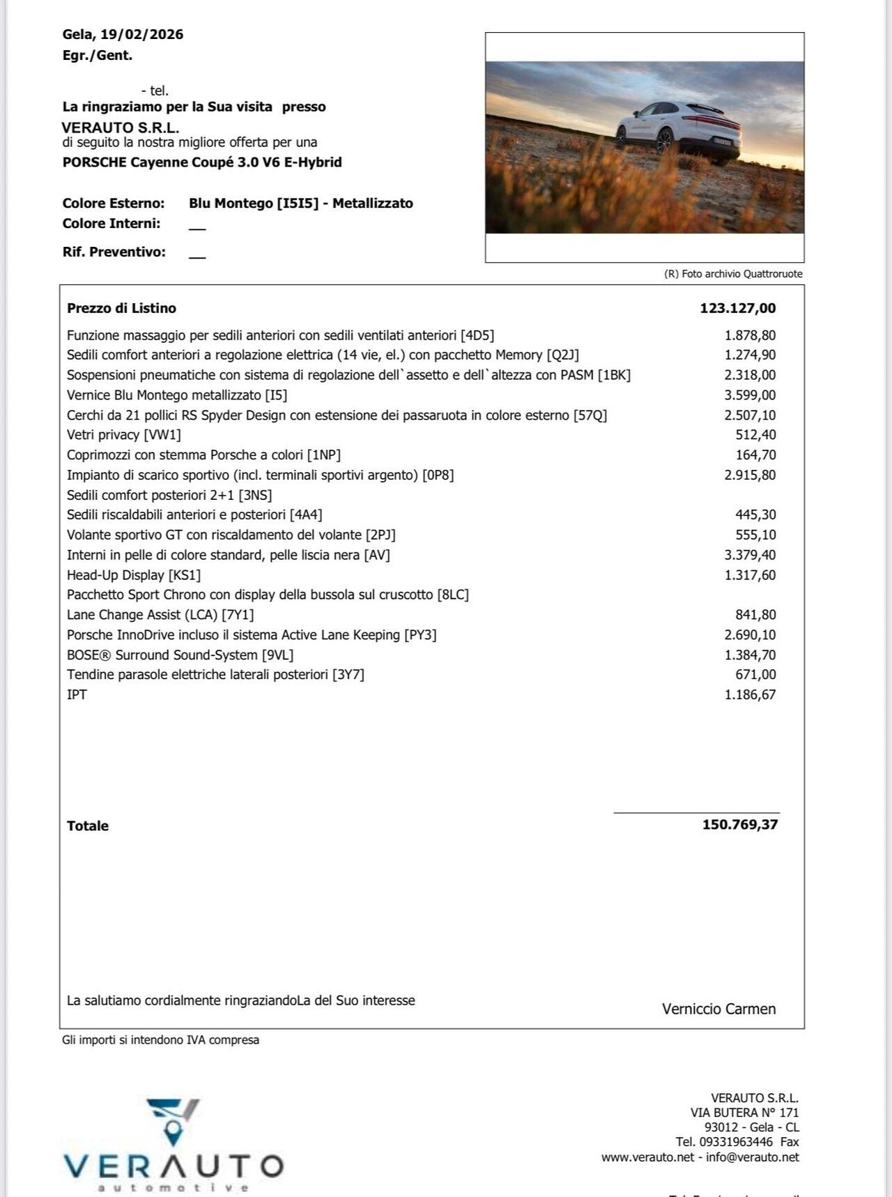 Porsche Cayenne Coupé 3.0 V6 E-Hybrid SUPER OFFERTA T-STOCK