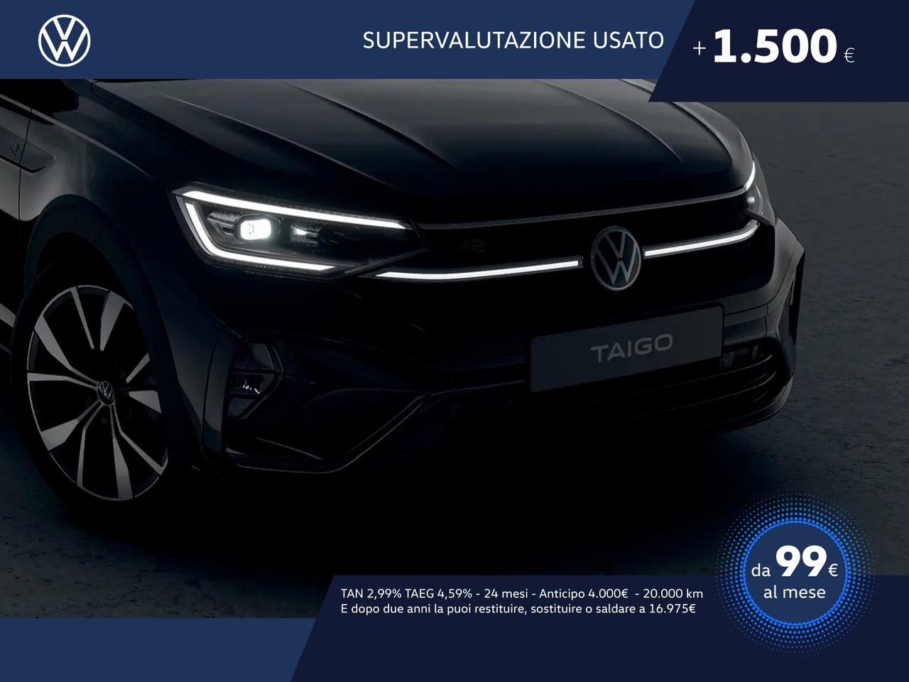 Volkswagen Taigo 1.0 tsi r-line plus 115cv