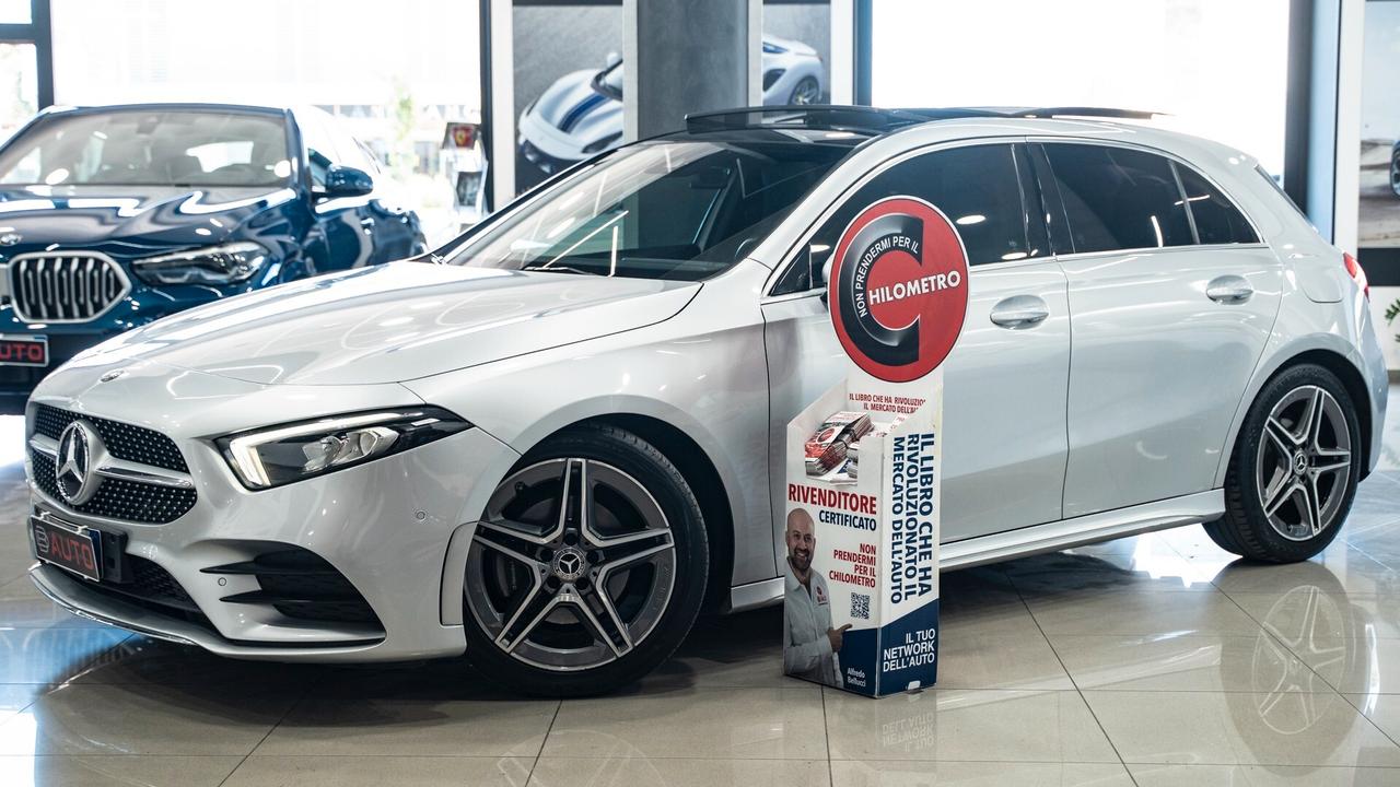 Mercedes-benz A 180 D PREMIUM PLUS AMG TETTO PACK LUCI XENO NAVI PELLE FULL OPTIONAL
