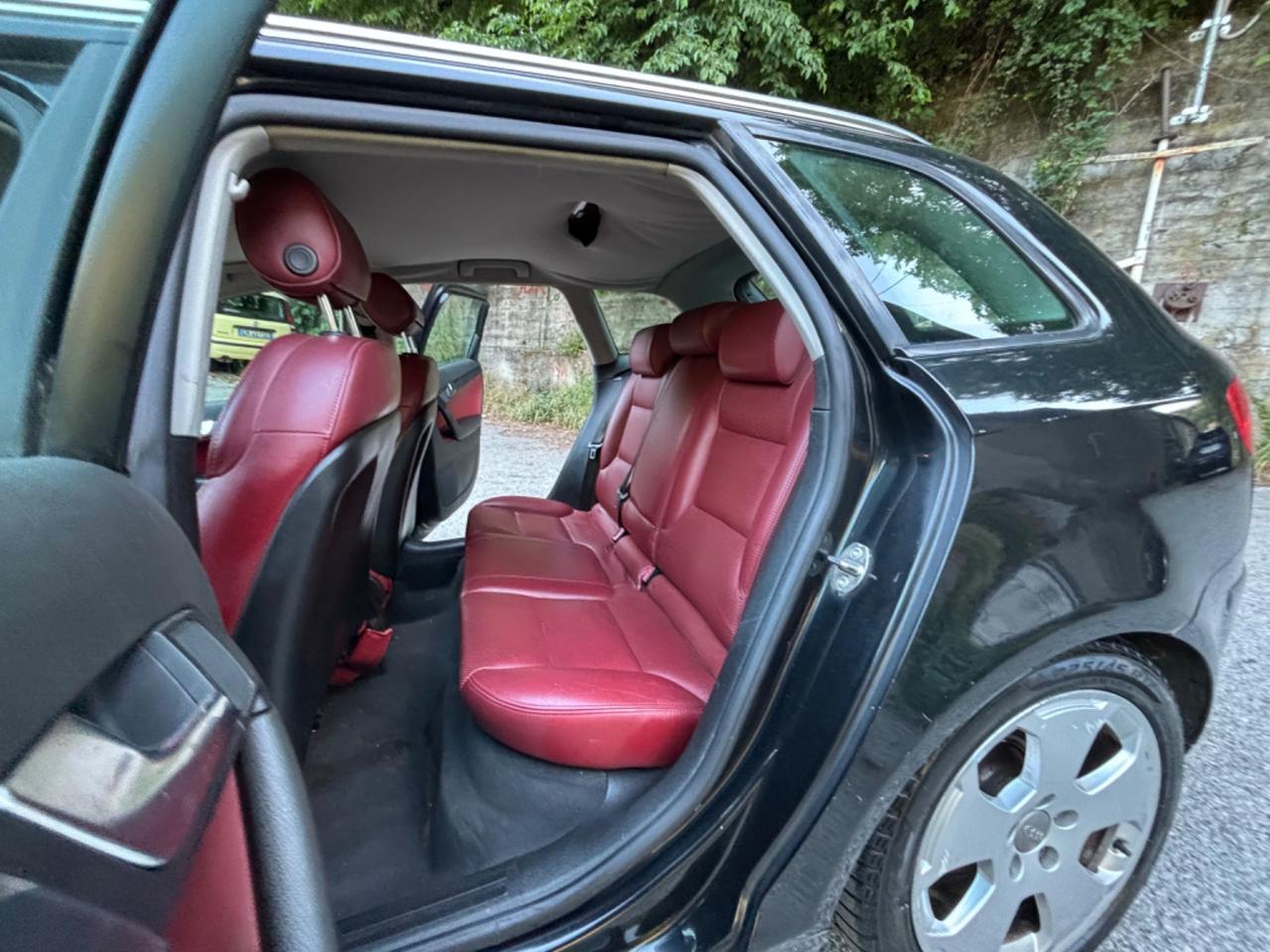 Audi A3 SPB 2.0 TDI 170 CV F.AP. quattro Attraction pelle rossa