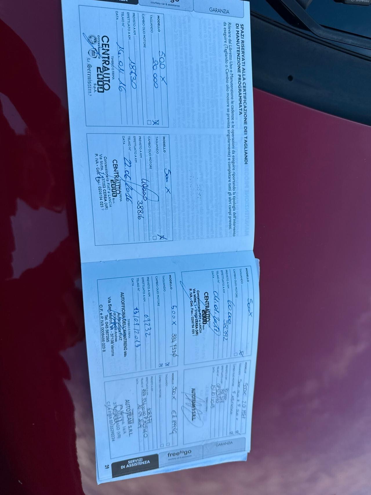 Fiat 500X 2.0 mjt Cross 4x4 / Euro 6