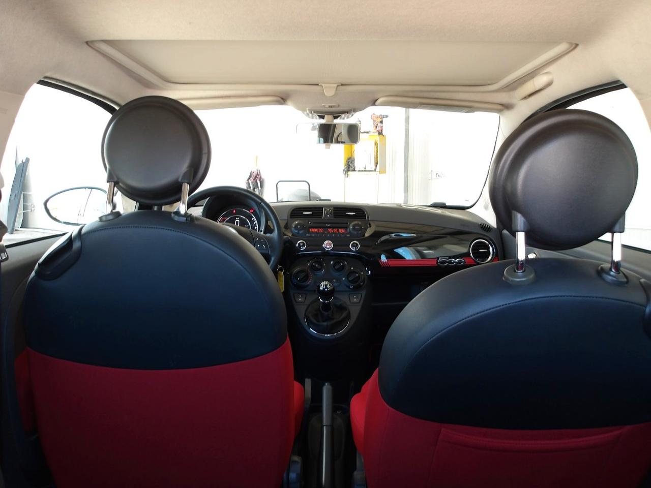 Fiat 500 1.2 Lounge 69cv E6 ***TETTO PANORAMICO***