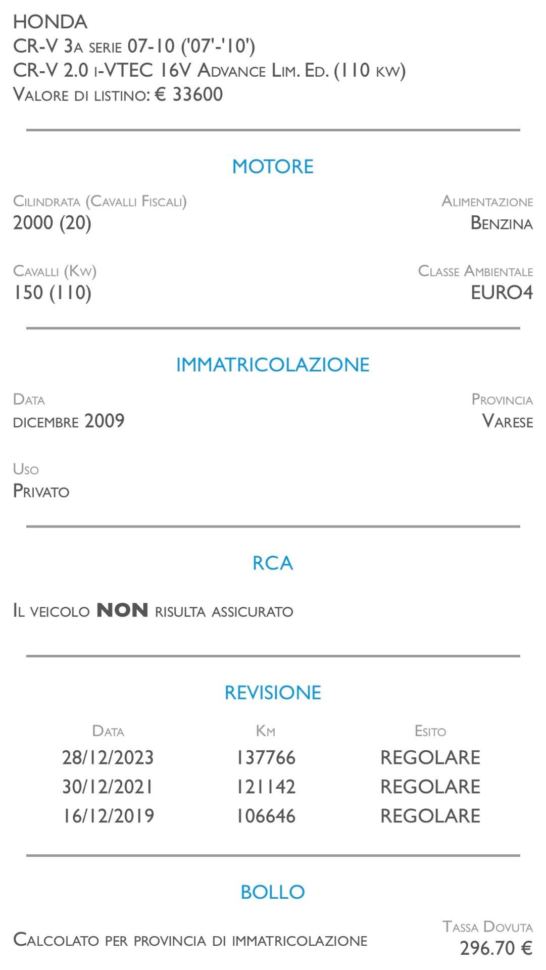 Honda CR-V 2.0 i-VTEC 16V Advance Lim. Ed. - UNICO PROPRIETARIO