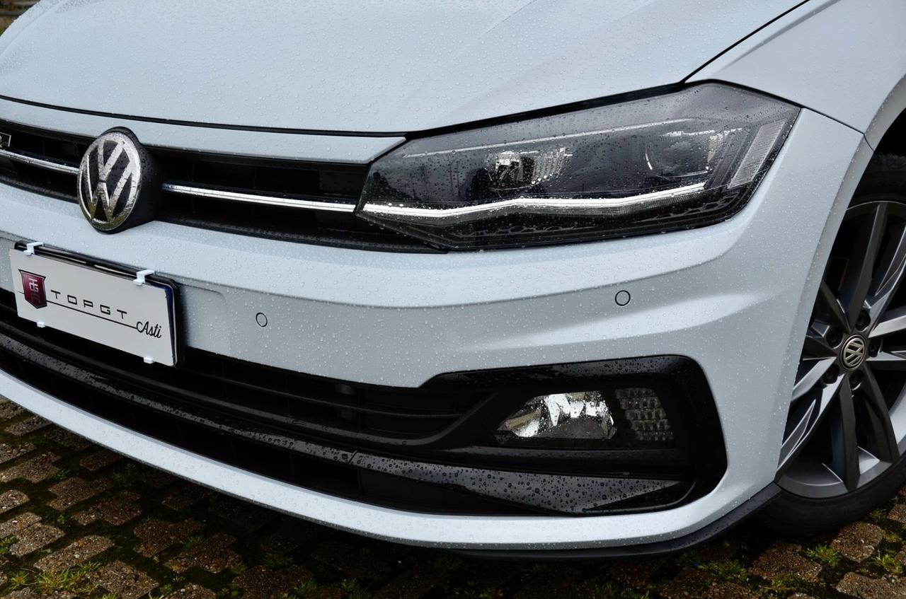VOLKSWAGEN POLO 5p 1.0 TSI HIGHLINE 115cv, UNICOPROP, SERVICE VW, UFF ITALIANA, EURO 6D, FARI LED, 17", PERMUTE