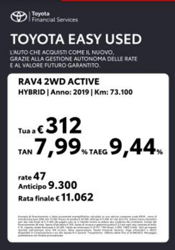 Toyota RAV4 2.5 HV (218CV) E-CVT 2WD Active