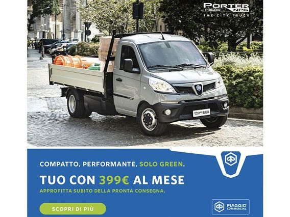 Piaggio Porter NP6 1.5 PC Short Range LPG Cabinato Start