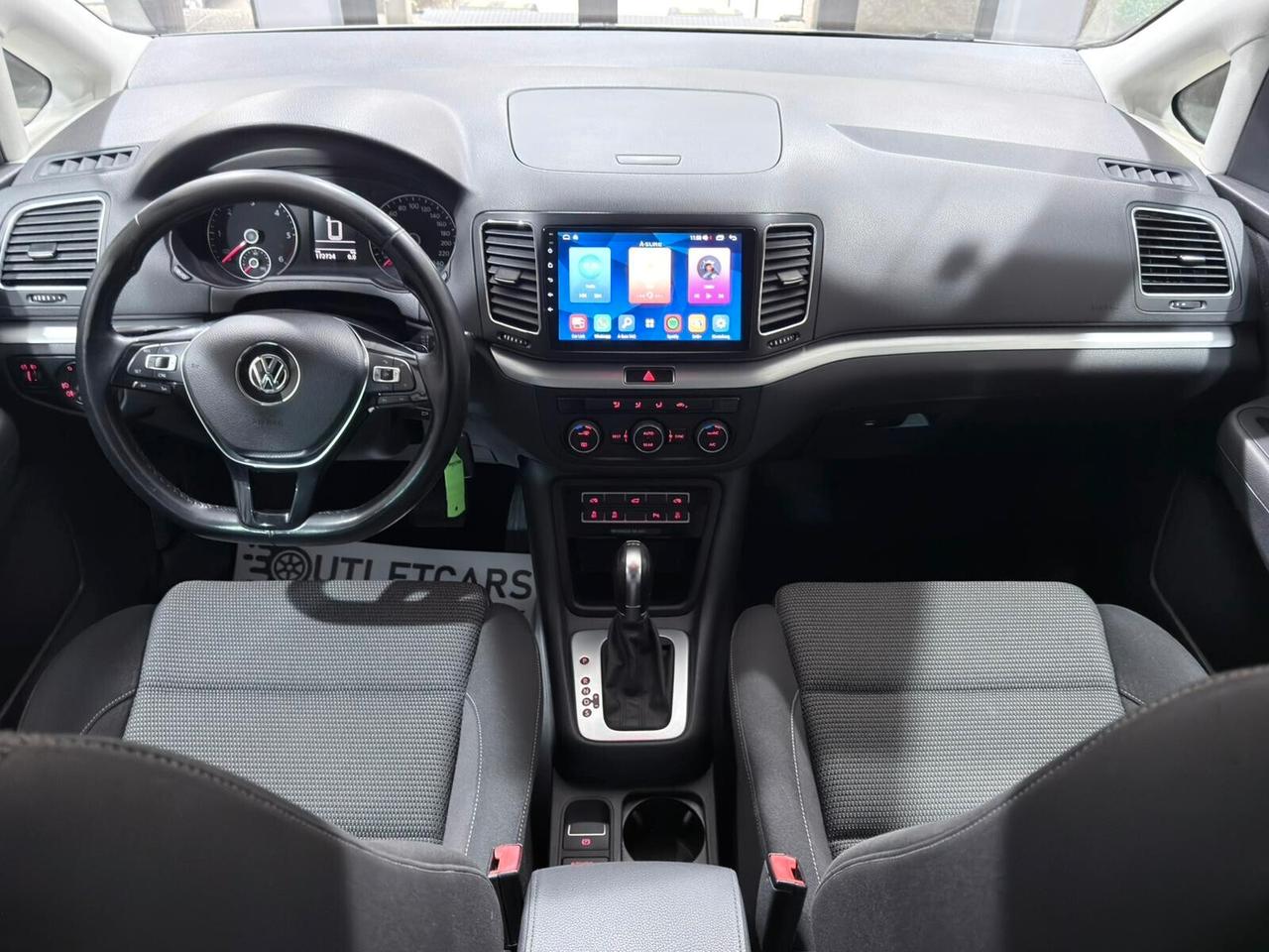 VW SHARAN 2.0TDI 150CV DSG 7POSTI GANCIO TRAINO