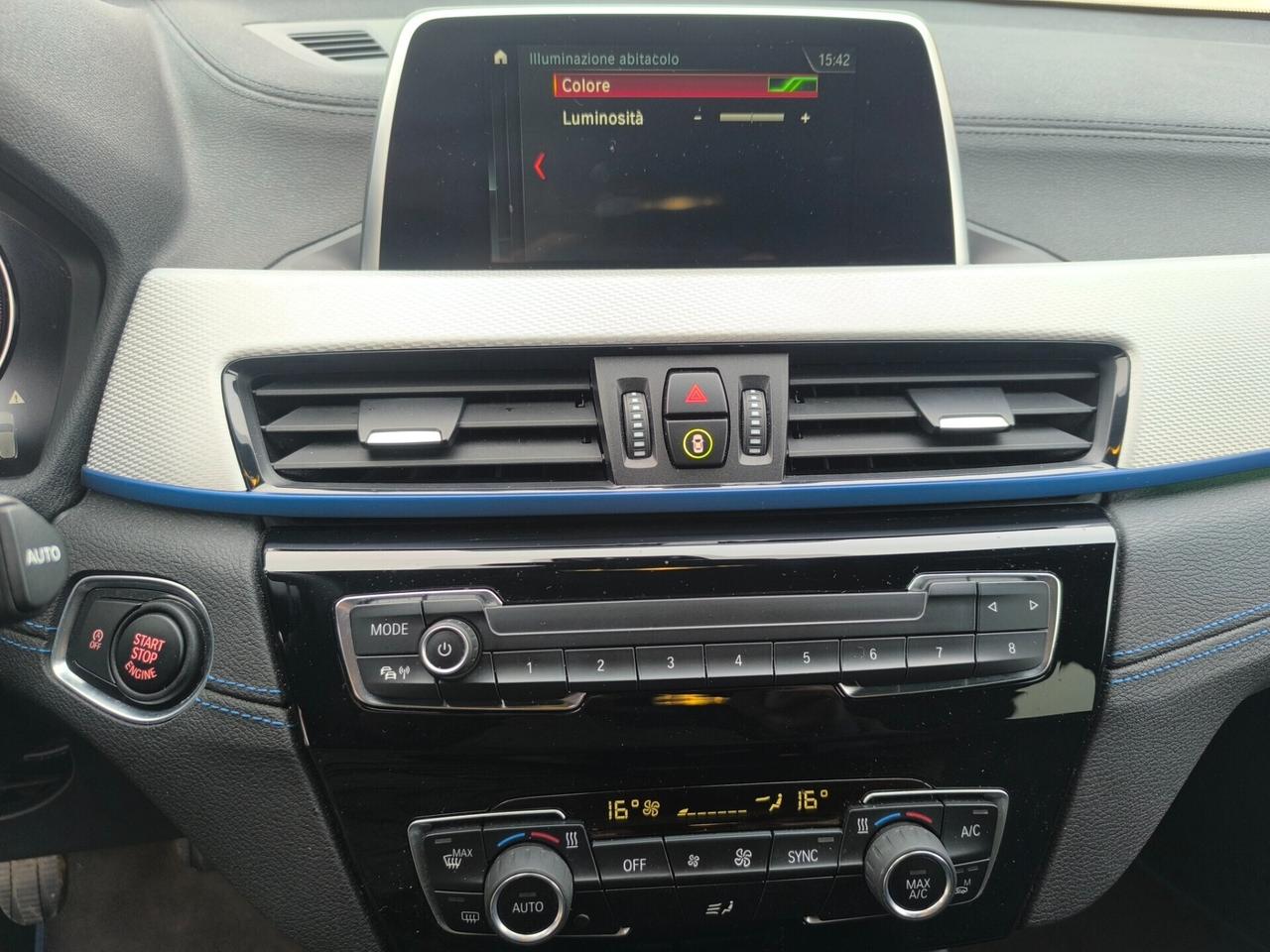 BMW X2 XDRIVE MSPORT 2.0 DIESEL 150cv km 78.000 BMW LUCI AMBIENT