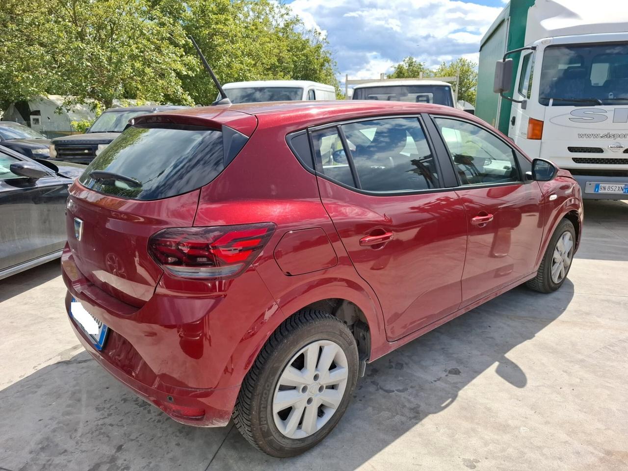 Dacia Sandero 1.0 SCe 65 CV - SINISTRATA