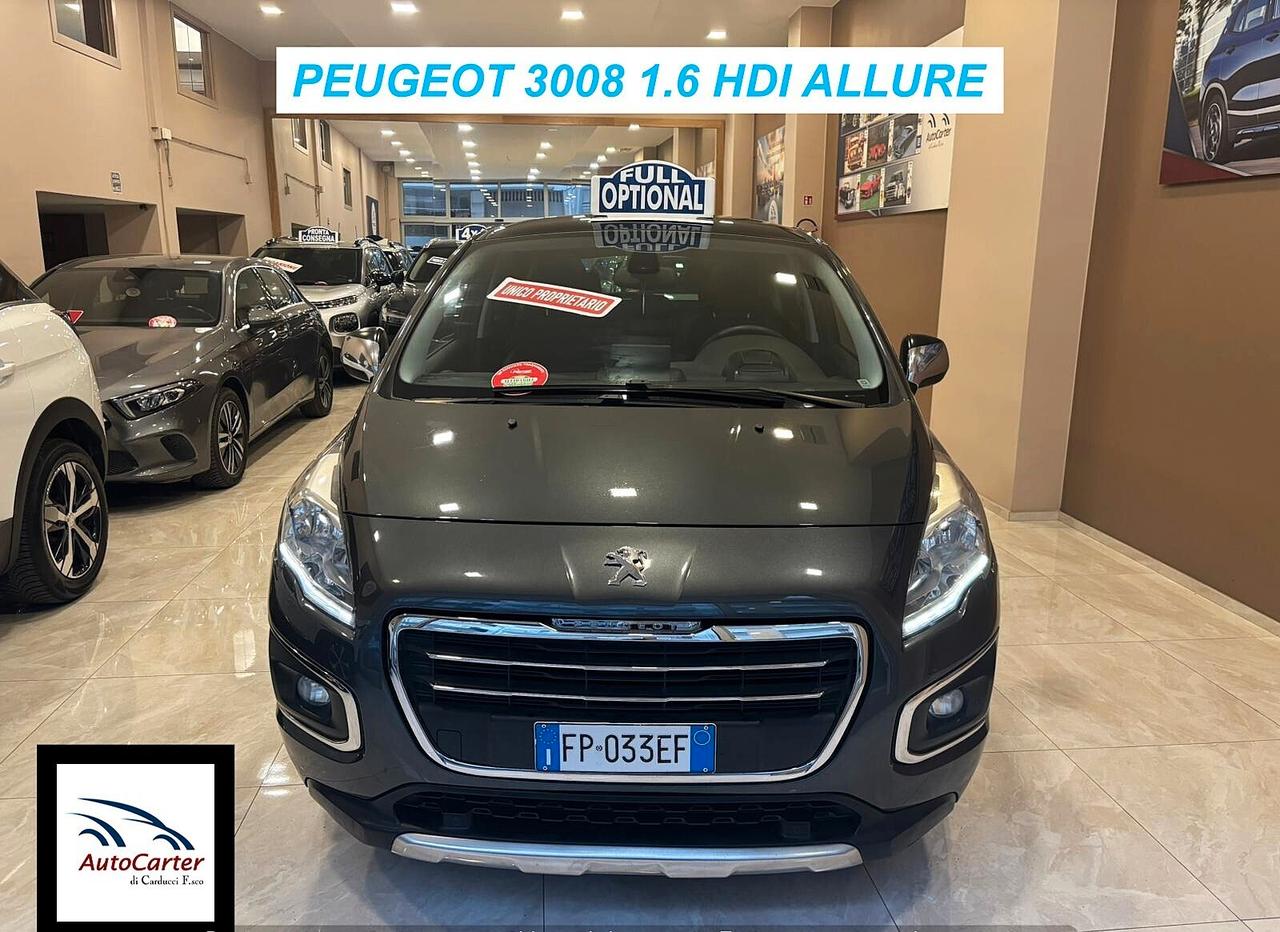 Peugeot 3008 1.6 HDI 120CV Allure **TETTO**