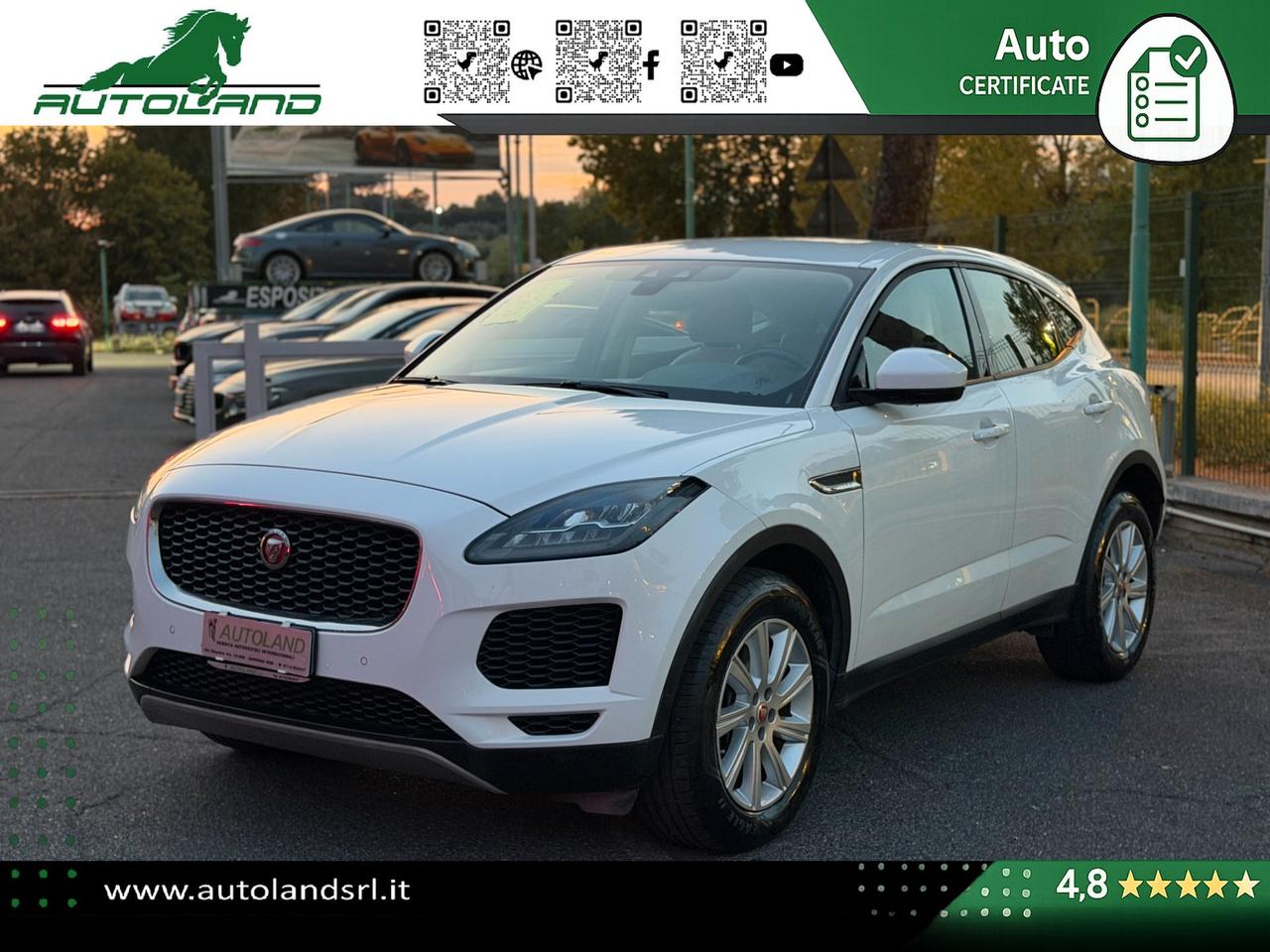 Jaguar E-Pace 2.0 i4 S awd 200cv Servive Jaguar Garanzia fino 36