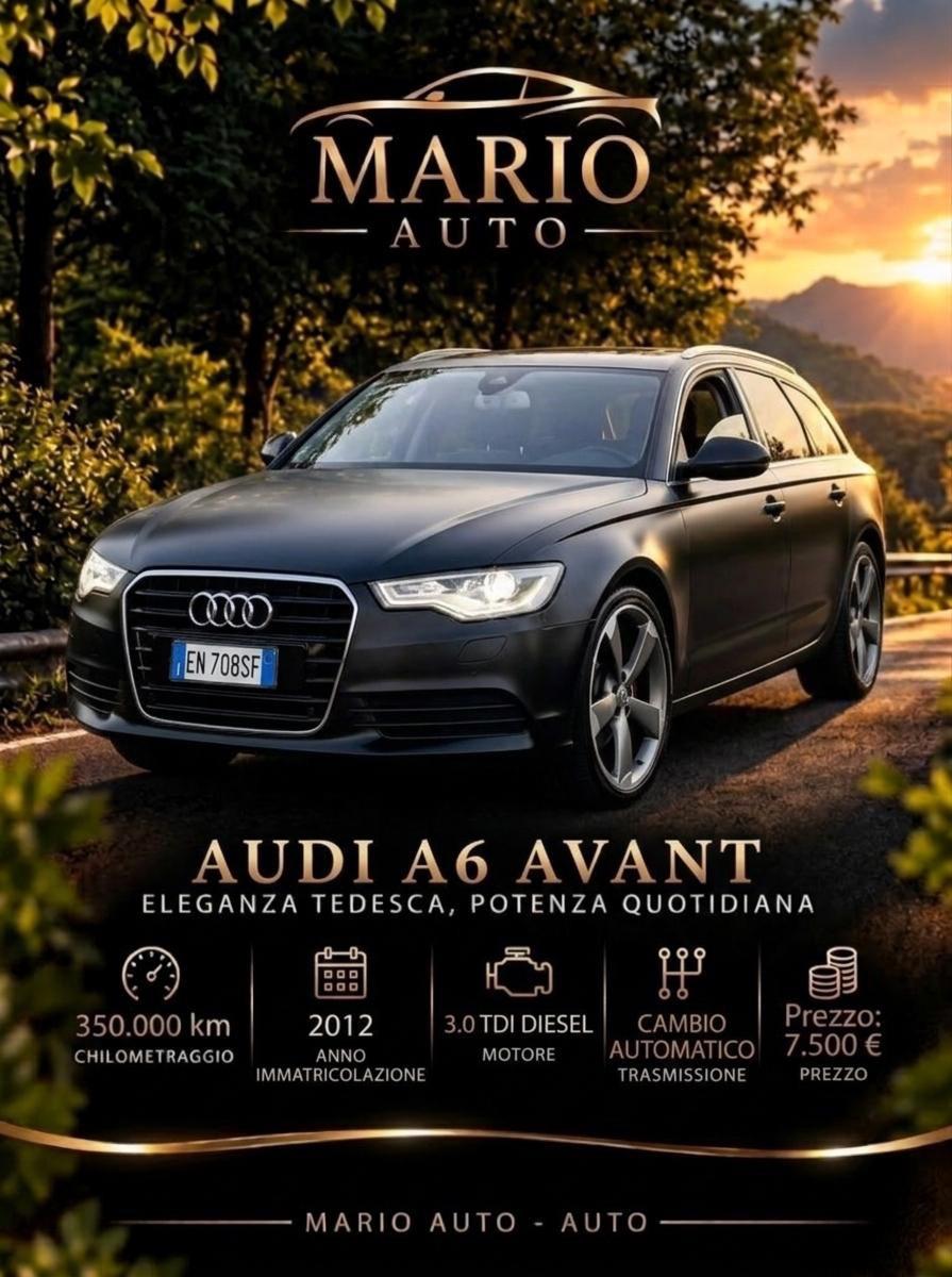 Audi A6 3.0 TDI 204 CV Advanced perfetta