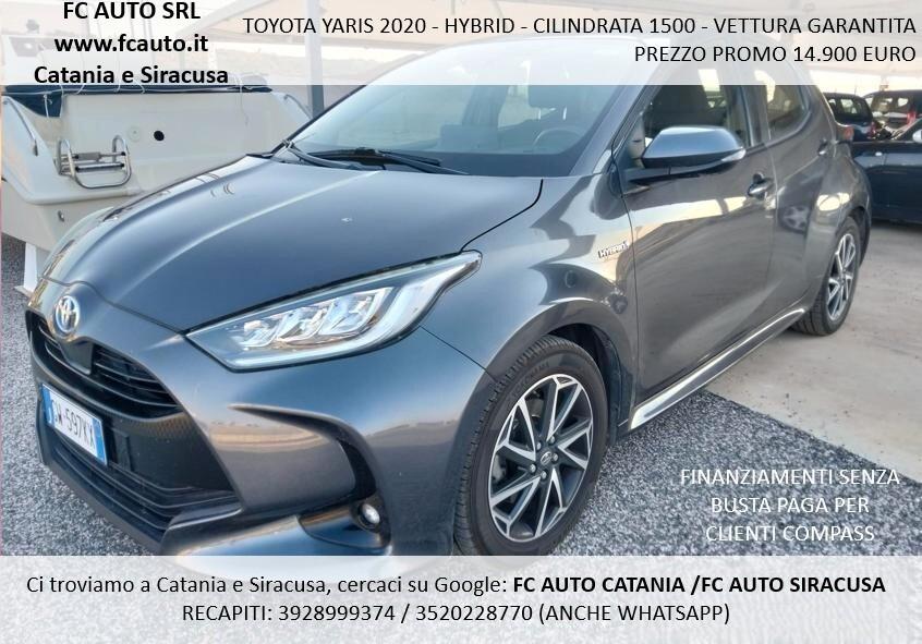 Toyota Yaris 1.5 Hybrid 5P Lounge - 2020