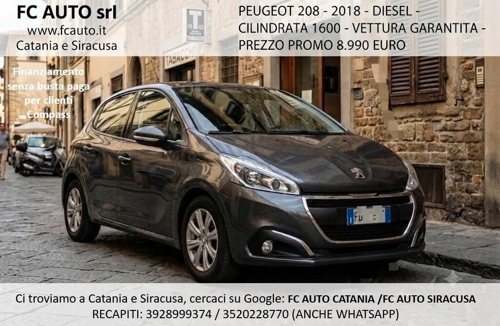 Peugeot 208 BlueHDi 100 S&S 5 porte Allure PARI AL NUOVO
