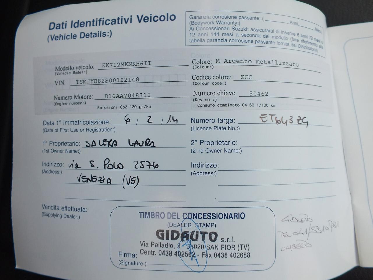 SUZUKHI SX4 CROSS 4X4 UNIPROPRIETARIO 61.000 KM!!